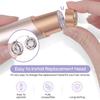 Replacement Heads for Flawless Replacement Heads,Generation 3 Replacement Heads Compatible with New Finishing Touch Flawless Facial Hair Remover,Dual Blades for Flawless Replacement Heads Gen 3,4Pcs. view 2