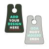 Custom Beard Bib Apron Personalized Beard Hair Catcher Add Customized Photo Picture Text Waterproof Beard Shave Cape for Shaving Trimming for Father's Day Gift, Army Green view 3