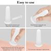 4 Pcs Facial Cupping Set, Silicone Cupping Set, Massage Cupping for Face, Body, Eye, Anti-Aging, Facial Care (White) view 3