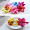 10 Pack Flower Brooch Head Ornament Bride Beach Style Women Plumeria Flower Hair Accessories Wedding Hair Clip Flamenco Dancer (Pink) view 4