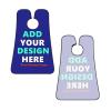 Custom Beard Bib Apron Personalized Beard Hair Catcher Add Customized Photo Picture Text Waterproof Beard Shave Cape for Shaving Trimming for Father's Day Gift, Dark Blue view 3