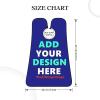 Custom Beard Bib Apron Personalized Beard Hair Catcher Add Customized Photo Picture Text Waterproof Beard Shave Cape for Shaving Trimming for Father's Day Gift, Dark Blue view 4