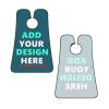 Custom Beard Bib Apron Personalized Beard Hair Catcher Add Customized Photo Picture Text Waterproof Beard Shave Cape for Shaving Trimming for Father's Day Gift, Blue Green view 3