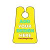 Custom Beard Bib Apron Personalized Beard Hair Catcher Add Customized Photo Picture Text Waterproof Beard Shave Cape for Shaving Trimming for Father's Day Gift, Bright Yellow view 2