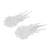 1 Pair Angel Wing Hair Clips Feather Hair Barrettes Lolita Headwear Cosplay Accessories Headpieces for Girls Women view 2