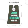 Twkzynj Custom Beard Bib Hair Catcher for Men Add Your Design Name Photo Text Personalized Shave Bib Grooming Gifts for Husband, Dad view 4