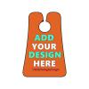 Custom Beard Bib Apron Personalized Beard Hair Catcher Add Customized Photo Picture Text Waterproof Beard Shave Cape for Shaving Trimming for Father's Day Gift, Orange view 2