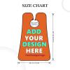 Custom Beard Bib Apron Personalized Beard Hair Catcher Add Customized Photo Picture Text Waterproof Beard Shave Cape for Shaving Trimming for Father's Day Gift, Orange view 4