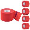Barber Neck Strip 5 Rolls, ooloveminso Barber Accessories Barbershop Salon Supplies, Disposable Stretchy Neck Strip Hair Edge Paper for Haircuting Styling 500 Strips (Red) view 1