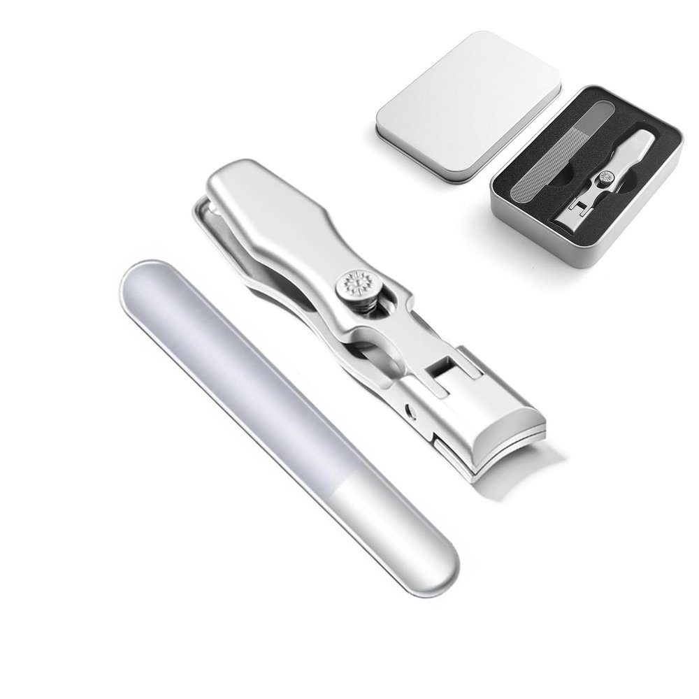 Ultra Sharp Stainless Steel Nail Clippers, Shirem Nail Clipper, Portable Ultra Sharp Nail Clippers, German Nail Clippers for Men, German Toenail Clippers (Sliver)