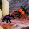 10 PCS Halloween Hair Clips,Hairy Spider Hair Clip,Spider Hair Barrettes with Cute Pompom Ball,Halloween Hair Spider Accessories for Women Girls Party view 3