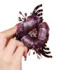 Handmade Metal Copper Wire Flower Hair Accessories Back Head Elegant Updo Shark Clip Medium Gripper view 1