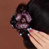 Handmade Metal Copper Wire Flower Hair Accessories Back Head Elegant Updo Shark Clip Medium Gripper view 2