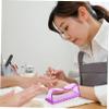 Healeved 5pcs Fingernail Dust Cleaner Brush Nail Cleaning Tools for Manicure and Dust Removal for Nail Enthusiasts Purple Easy to Use view 2