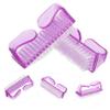 Healeved 5pcs Fingernail Dust Cleaner Brush Nail Cleaning Tools for Manicure and Dust Removal for Nail Enthusiasts Purple Easy to Use view 4
