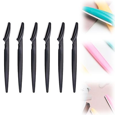CAJDEOPYE Eyebrow,Multipurpose Stainless Steel Eyebrow Trimmer,Mini Portable Reusable Eyebrow Shaver for Men and Women /1626, Black