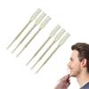 CAJDEOPYE 2024 New Portable Nose Hair Trimmer with Ear Picker, 2-in-1 Manual Rotary Nose Hair Cleaner & Trimmer, Nose and Ear Trimmer for Men, 360 Rotating Manual Nose Hair Clipper /1577, White 6pcs view 1