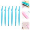 CAJDEOPYE Eyebrow,Multipurpose Stainless Steel Eyebrow Trimmer,Mini Portable Reusable Eyebrow Shaver for Men and Women /1628, Blue view 1