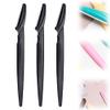 CAJDEOPYE Eyebrow,Multipurpose Stainless Steel Eyebrow Trimmer,Mini Portable Reusable Eyebrow Shaver for Men and Women /1622, 3 Pcs, Black view 1