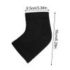 MERRYHAPY 4pairs Open Toe Heel Socks Moisturizing Gel Foot Care Socks for Men Women Prevent Cracking Comfortable Elastic Design Purple Gray Black Green view 2