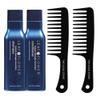 The Good Store Black Hair Comb & Leaf Flower Instant Damage Correction Shampoo & Conditioner 12 oz Duo, Blue, Navy view 1