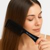 The Good Store Black Hair Comb & Leaf Flower Instant Damage Correction Shampoo & Conditioner 12 oz Duo, Blue, Navy view 4