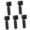 FOMIYES 5pcs Silicone Face Wash Brush Double-Sided Facial Cleanser Exfoliating Bristles Massage Head view 1