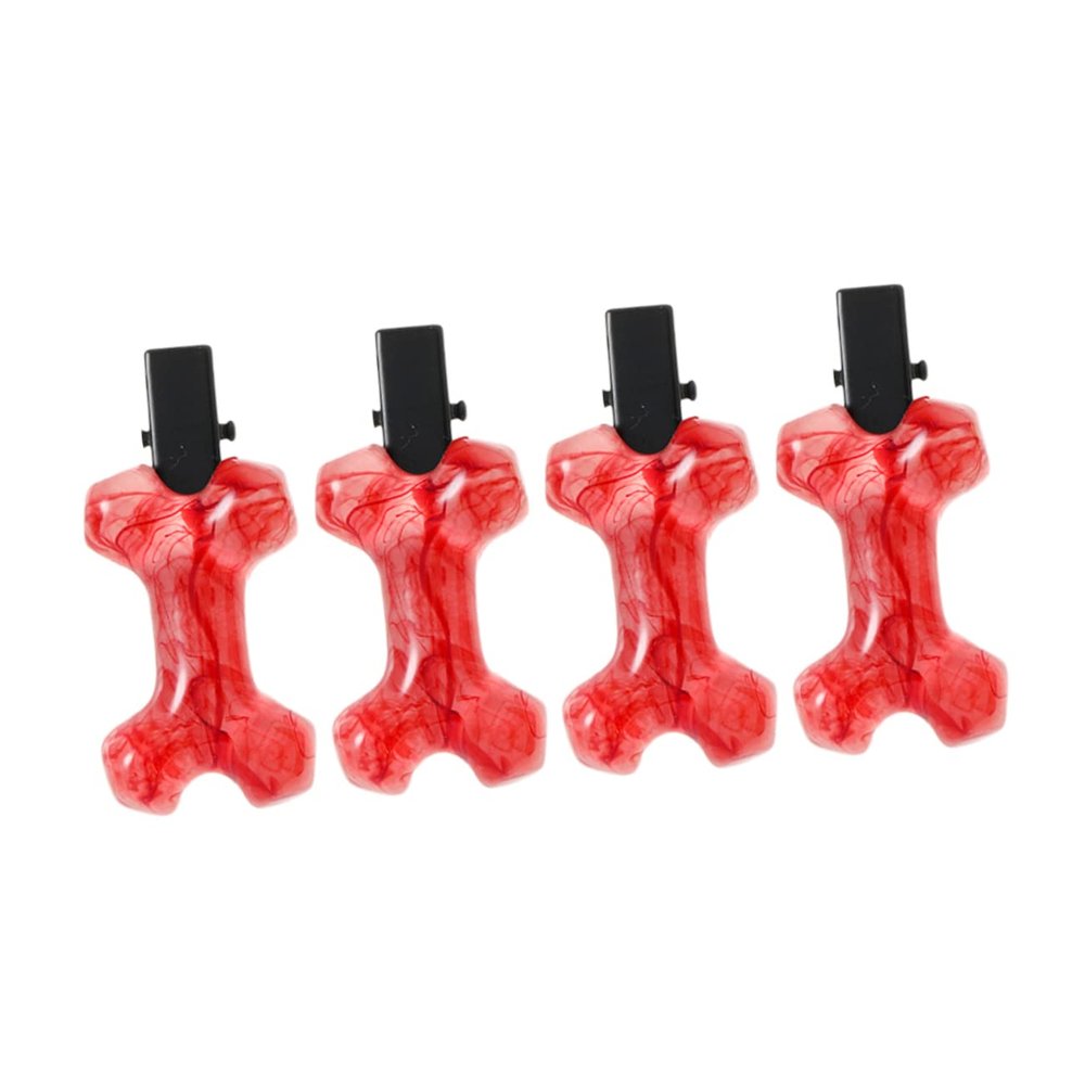 Baluue 4pcs Hair Clips Unique Halloween Barrettes for Girls Practical and Decorative Dog Hairpins for Cosplay Role Playing and Fancy Dress