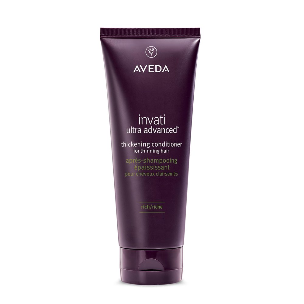 Aveda Invati Ultra Advanced Thickening Conditioner Rich | Step 2 of 4 | Reduces Hair Loss by 77% | for Medium to Thick Thinning Hair Types | Normal to Oily Scalp | 96% Naturally Derived*, 6.7 Fl Oz