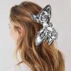 2 Pcs Boho Bow Hair Claw Clips - Paisley Big Claws, Large Bow Knot Adorable Fashion Accessories for Thick Hair Women view 4