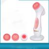 MObyat Cleansing Brush Facial Cleansing Spin Brush 3 Brush Heads Electric Face Scrubber for Deep Cleansing Exfoliation Facial Cleanser Massager for Women(Pink) view 3