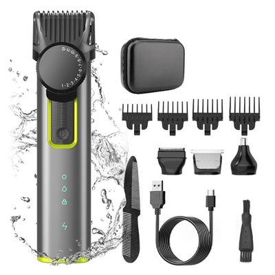 BJFSEAFN Cordless Rechargeable Hair Clipper & Trimmer Beard Trimmer for Men Adjustable Beard Trimmer with 4 Limit Combs Durable