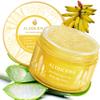 Aloderma Age-Defying 24K Gold Leaf Aloe Flower Essence Gel, Made within 12 Hours of Harvest - Luxurious Aloe Gel with Allantoin & Hyaluronic Acid for a Glowing, Shimmering, Youthful Complexion, 7oz view 1