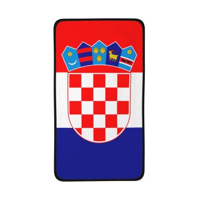 KINGNOYI Republic of Croatia Flag Perfect Hair Care Towel: Soft, Absorbent & Quick-Drying Hair Towel Wrap 16"*28