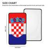 KINGNOYI Republic of Croatia Flag Perfect Hair Care Towel: Soft, Absorbent & Quick-Drying Hair Towel Wrap 16"*28 view 3