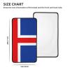KINGNOYI Flag of Iceland Perfect Hair Care Towel: Soft, Absorbent & Quick-Drying Hair Towel Wrap 16"*28 view 3