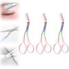 Eyebrow Trimmer for Women,3 Pcs Stainless Steel Professional Eyebrow Trimmer Scissor with Comb,Portable Eyebrow Trimmer Makeup Grooming Tool /1462 view 1