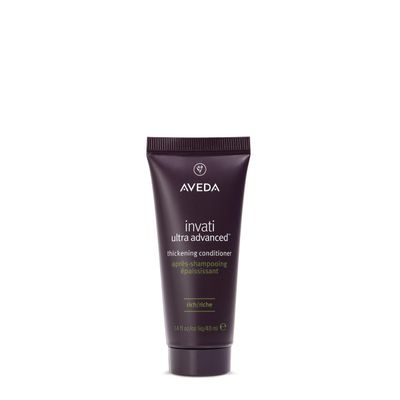 Aveda Invati Ultra Advanced Thickening Conditioner Rich | Step 2 of 4 | Reduces Hair Loss by 77% | for Medium to Thick Thinning Hair Types | Normal to Oily Scalp | 96% Naturally Derived*, 1.3 Fl Oz