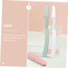 NOLITOY 12pcs Eyebrow Razor Trimmer for Women Makeup Hair Razor Non-Slip Grip Trimmer Portable Eyebrow Shaver for Face view 2