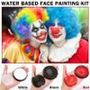 LZXLUKGIR Clown Makeup Kit,Red Black and White Face Painting Kit Professional,Water Based Paint Halloween Makeup,Clown Face Paint for Kids and Adults,Zombie Joker Vampire Make up view 2