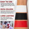 LZXLUKGIR Clown Makeup Kit,Red Black and White Face Painting Kit Professional,Water Based Paint Halloween Makeup,Clown Face Paint for Kids and Adults,Zombie Joker Vampire Make up view 4