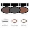 Deluxe Eyebrow Stamp Set - Waterproof Powder Seal for Perfect Natural Eye Brow Tinting and Coloring Kit - Straight Black view 2