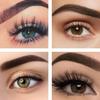Deluxe Eyebrow Stamp Set - Waterproof Powder Seal for Perfect Natural Eye Brow Tinting and Coloring Kit - Straight Black view 3