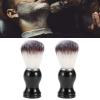 2PCS Men Shaving Brush, Synthetic Nylon Shaving Cream Brush Portable Travel Shave Brush Face Cleanings Shaving Paint Brush for Men Hair Salon Tool view 3