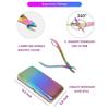 18 Pieces Manicure Kit Pedicure Professional Grooming Care Tools Nail File Clippers with Leather Set view 2