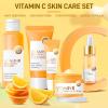 5Pcs Vitamin C Skincare Set, Skin Care for Kids, Skincare Gift Sets with Cleanser, Toner, Serum, Eye Cream, Facial Cream, Kids Skin Care Set for Girls Ages 8-12, Travel Size Facial Kit for Women Girls view 2
