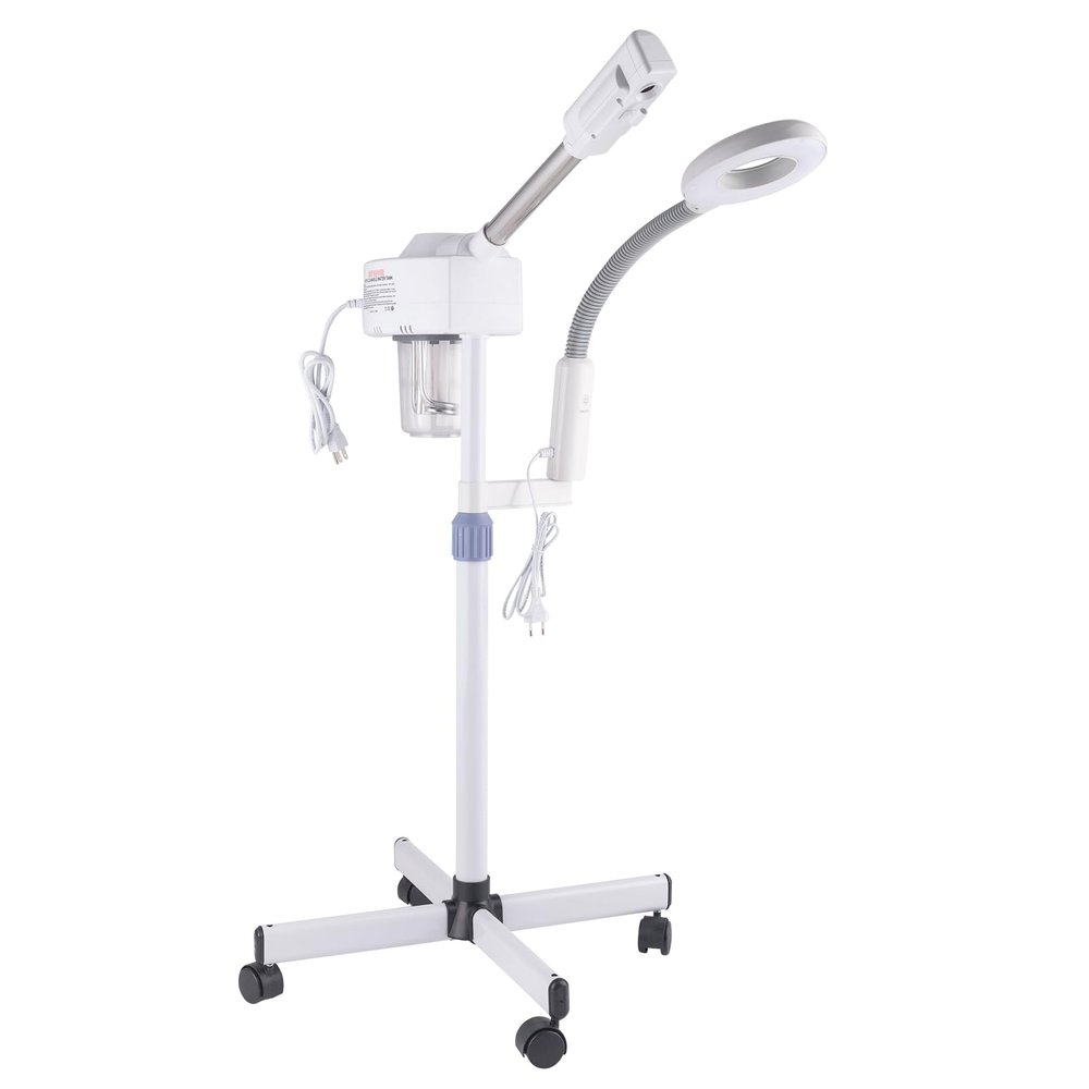 2 in 1 Facial Steamer with 5X Magnifying Lamp & Touch Screen, Deep Cleaning for Personal Skin Care, Beautician Professional Steamer Humidifier Facial Spa Mist Steam for Salon, Spa and at Home Use