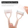 2 Pcs Eyelash Separator Tool Mascara Brushes Eyelash Comb Lash Separator Definer for Combing, Separating Lashes - Apricot Pink view 4
