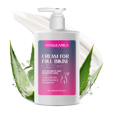 Sensitive Skin Hair Removal Cream For Men and Men 200ml Depilatory Cream Fast and Painless Body Hair Removal Cream for All Skin Types Suitable for Legs, Underarms, and Bikini Line