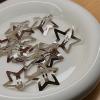 10 Pack Girls Metal Star Hair Clip Sweet Side Clips Silver Hairpin Hollow Star Hair Accessories For Women view 3